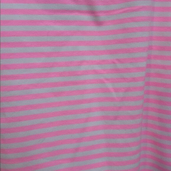 Lululemon Power Y Tank *Luon Light Classic Stripe in White and Pink Shell - Picture 4 of 9